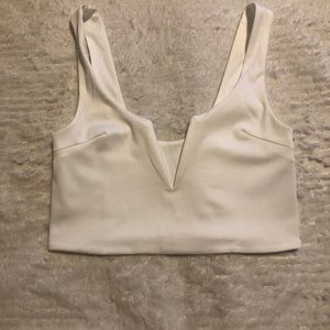 White Crop Top
